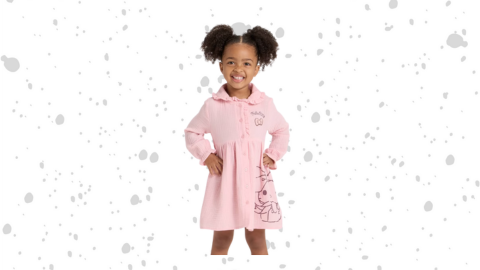 Toddler Girls' Hello Kitty Long Sleeve Gauze Dress