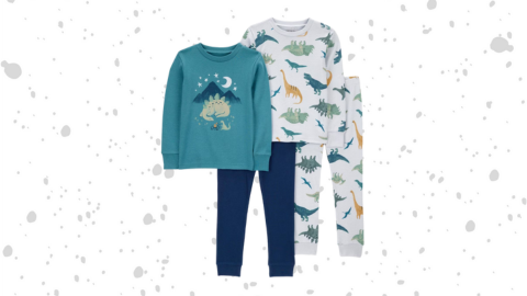 Carter's Just One You® Toddler Boys' 4pc Cotton Long Sleeve Pajama Set