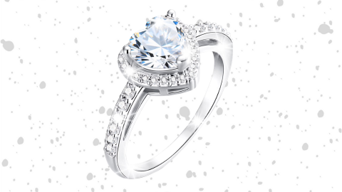 Sterling Silver Love Heart Ring