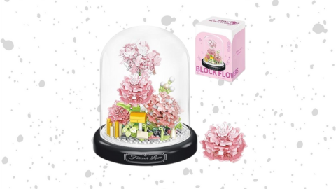 Rose Bouquet Building Set