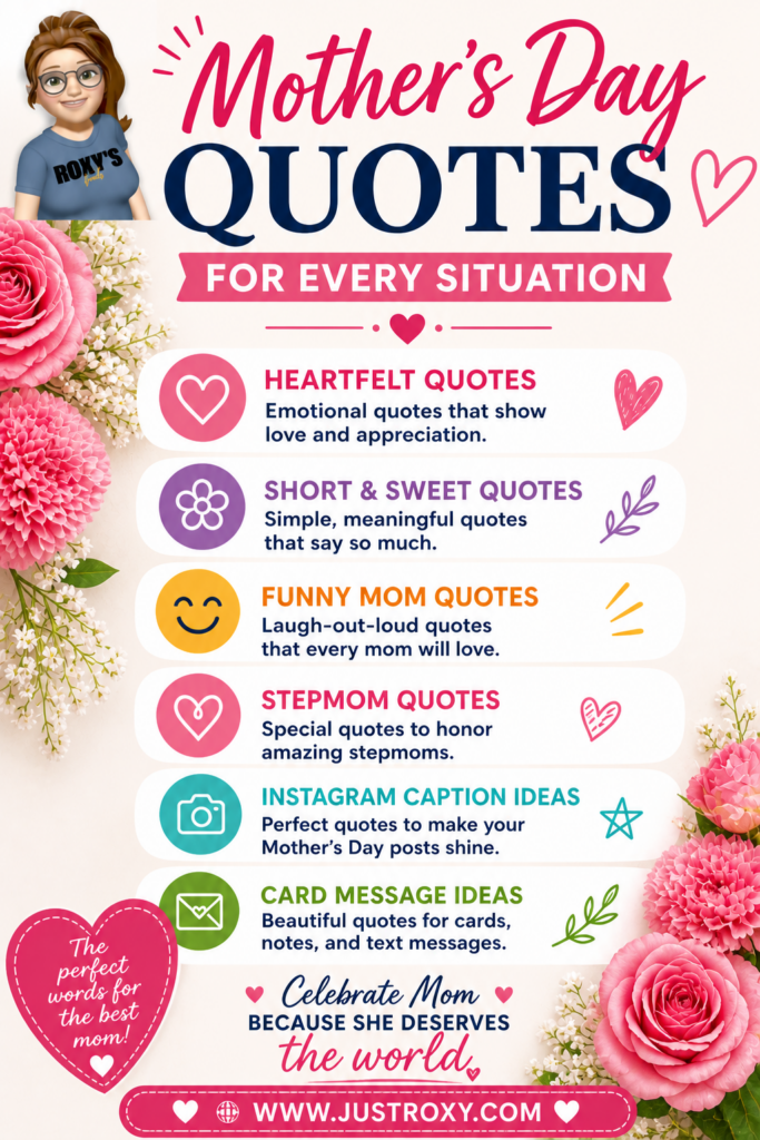 Heartfelt Mother’s Day Quotes for Cards, Captions & Texts